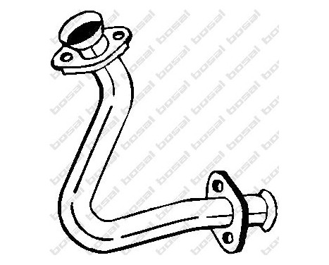 Exhaust Pipe 737-519 Bosal