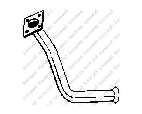 Exhaust pipe 737-991 Bosal