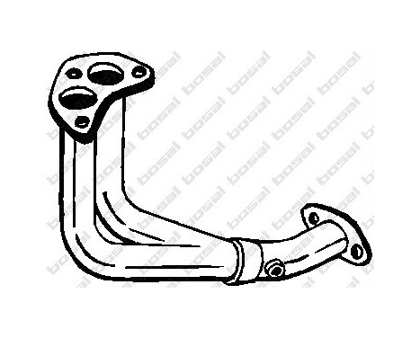 Exhaust Pipe 739-243 Bosal