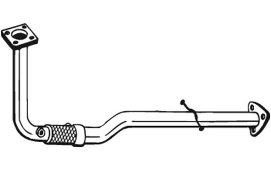 Exhaust Pipe 739-257 Bosal, Image 2