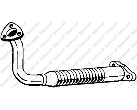 Exhaust Pipe 740-243 Bosal