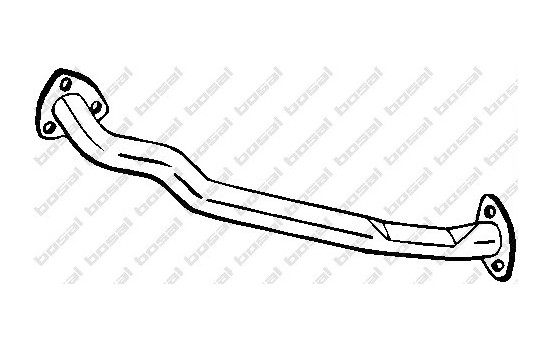 Exhaust Pipe 740-389 Bosal