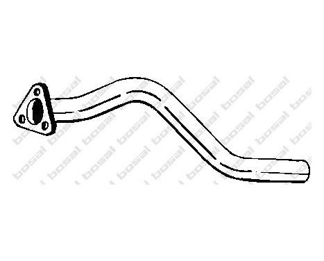 Exhaust Pipe 740-997 Bosal