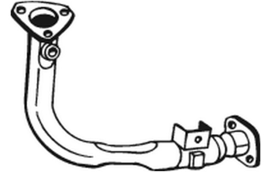 Exhaust Pipe 741-013 Bosal, Image 2