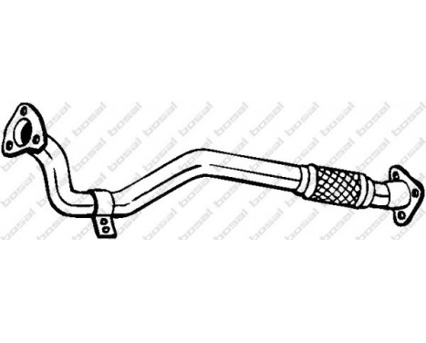 Exhaust Pipe 741-041 Bosal