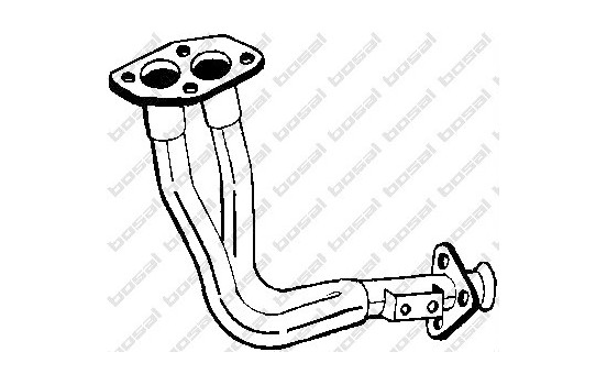 Exhaust Pipe 741-059 Bosal