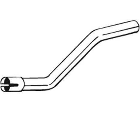 Exhaust Pipe 750-027 Bosal, Image 2