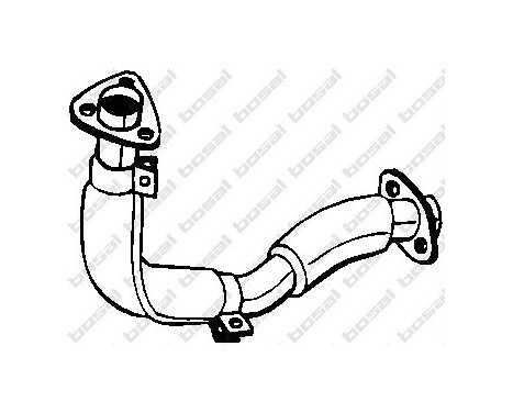 Exhaust Pipe 750-033 Bosal