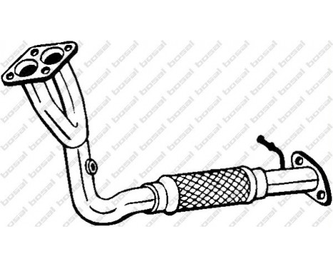 Exhaust Pipe 750-103 Bosal