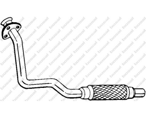 Exhaust Pipe 751-005 Bosal, Image 2