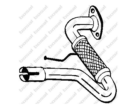 Exhaust Pipe 751-081 Bosal