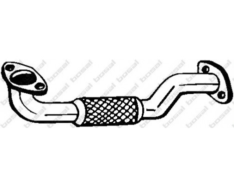 Exhaust Pipe 751-221 Bosal