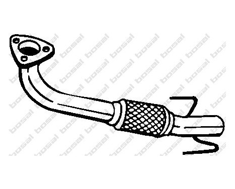 Exhaust Pipe 751-379 Bosal