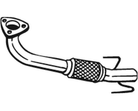 Exhaust Pipe 751-379 Bosal, Image 2