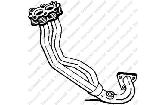 Exhaust Pipe 753-001 Bosal