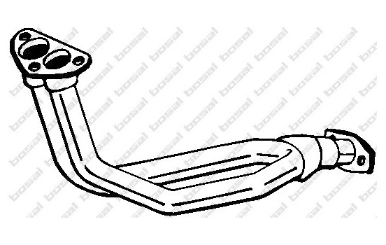 Exhaust Pipe 753-073 Bosal