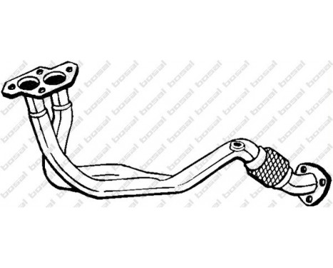 Exhaust Pipe 753-149 Bosal