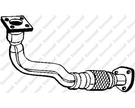 Exhaust Pipe 753-175 Bosal