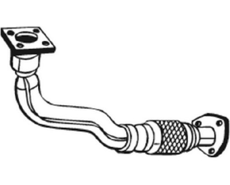 Exhaust Pipe 753-175 Bosal, Image 2