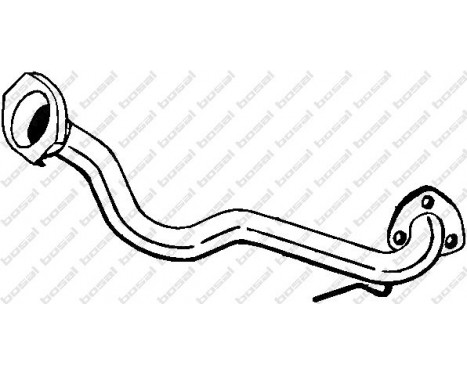 Exhaust Pipe 753-281 Bosal