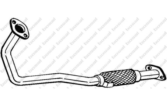 Exhaust Pipe 753-291 Bosal, Image 2