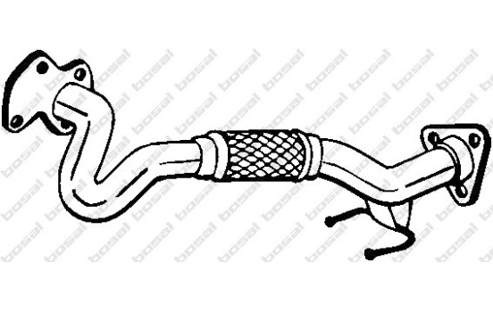 Exhaust Pipe 753-303 Bosal