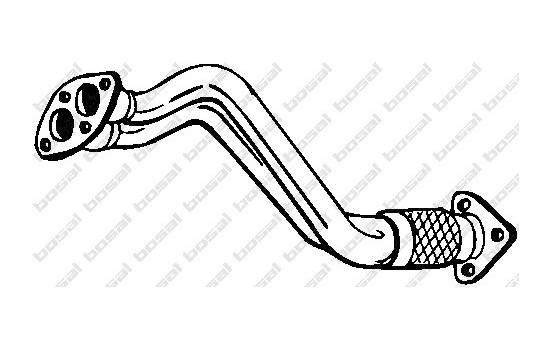 Exhaust Pipe 753-307 Bosal
