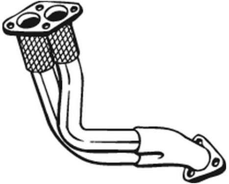 Exhaust Pipe 753-517 Bosal, Image 2