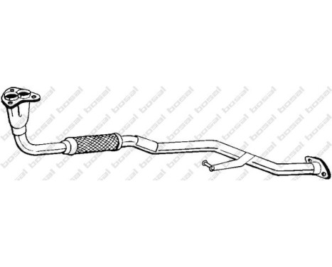 Exhaust Pipe 753-839 Bosal, Image 2