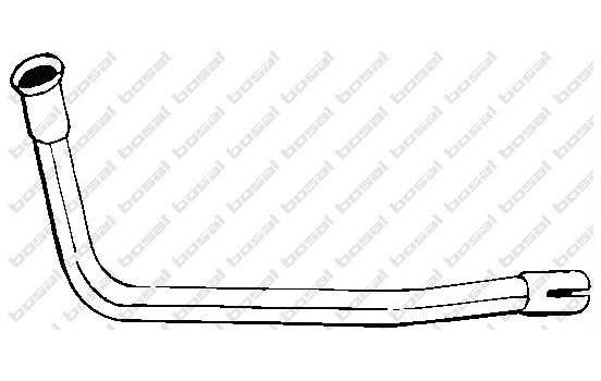 Exhaust pipe 774-205 Bosal