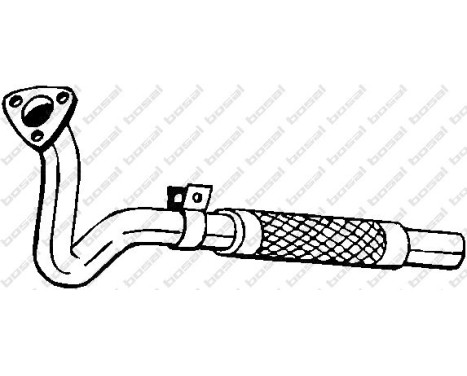 Exhaust Pipe 775-821 Bosal, Image 2