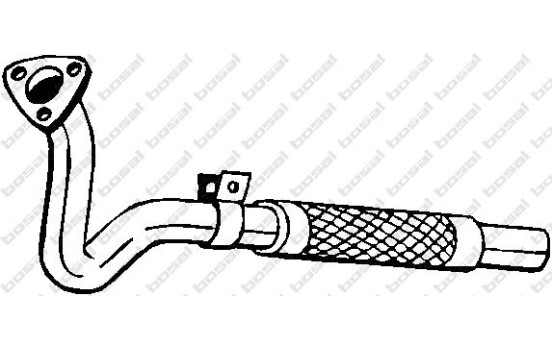 Exhaust Pipe 775-821 Bosal, Image 2