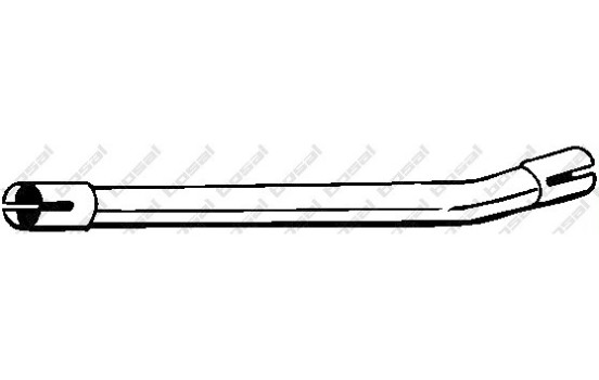 Exhaust Pipe 776-709 Bosal