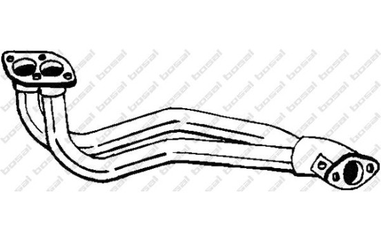Exhaust Pipe 779-835 Bosal, Image 2