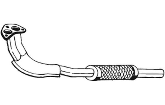 Exhaust Pipe 783-941 Bosal, Image 2