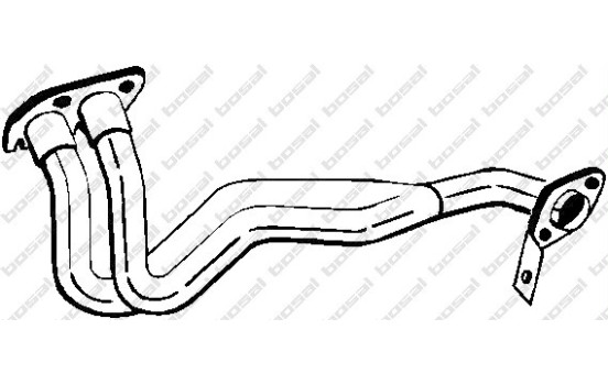 Exhaust Pipe 784-013 Bosal