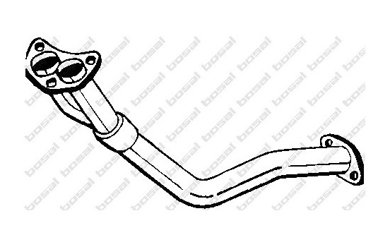 Exhaust Pipe 784-247 Bosal