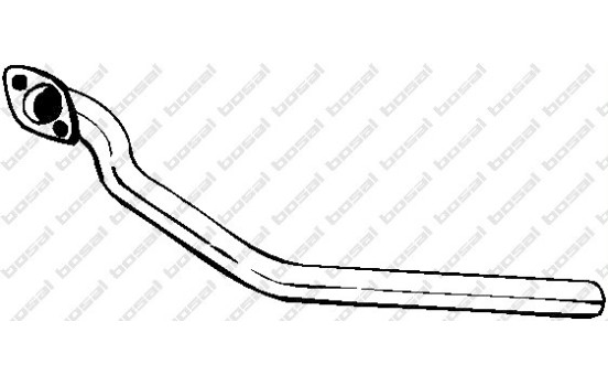 Exhaust Pipe 784-497 Bosal