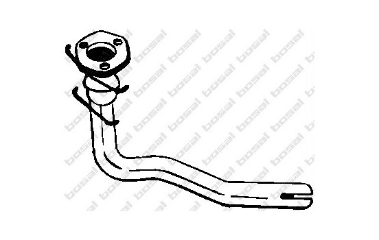 Exhaust pipe 784-681 Bosal