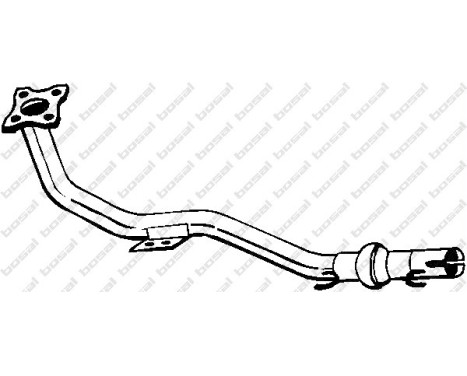 Exhaust Pipe 784-787 Bosal