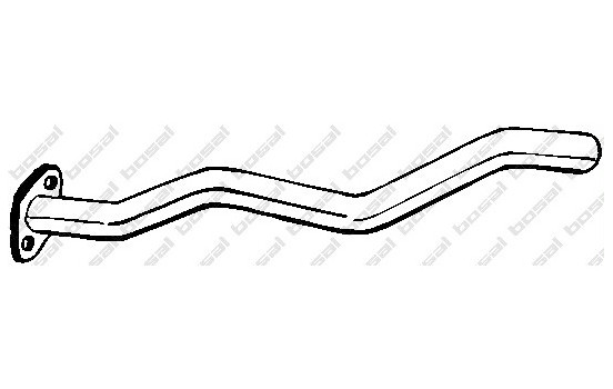 Exhaust pipe 784-979 Bosal