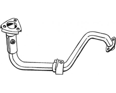 Exhaust Pipe 785-243 Bosal, Image 2