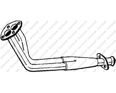 Exhaust Pipe 786-021 Bosal, Image 2