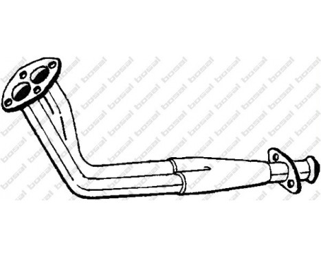 Exhaust Pipe 786-021 Bosal