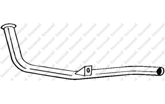 Exhaust Pipe 786-397 Bosal