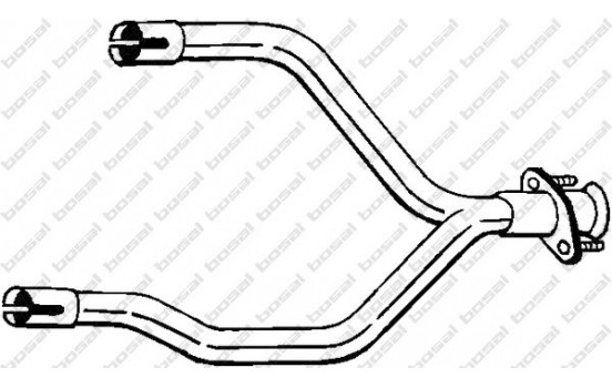 Exhaust pipe 786-809 Bosal