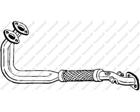 Exhaust pipe 786-811 Bosal