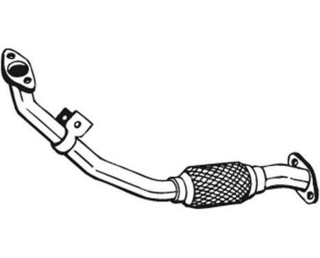 Exhaust Pipe 787-257 Bosal
