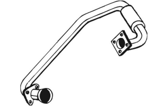 Exhaust Pipe 787-673 Bosal, Image 2