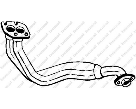 Exhaust Pipe 787-835 Bosal